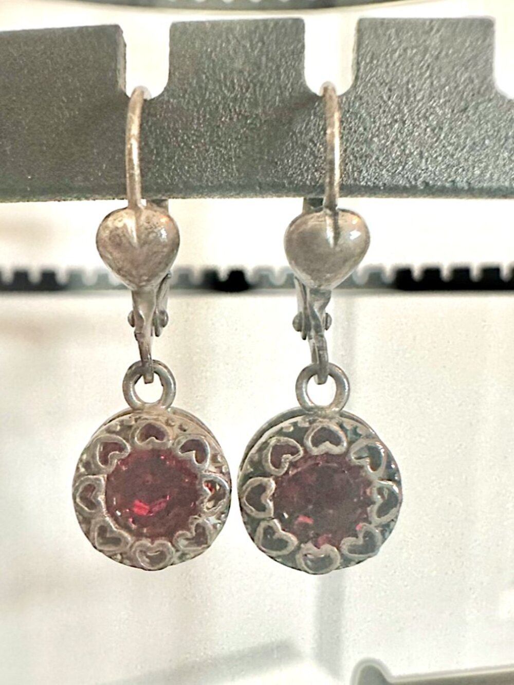 Timeless Charm Antique-Style Crystal With Shell Detail Lever-Back Earrings